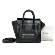 Celine Black Nano Luggage Bag - Jiaxyk